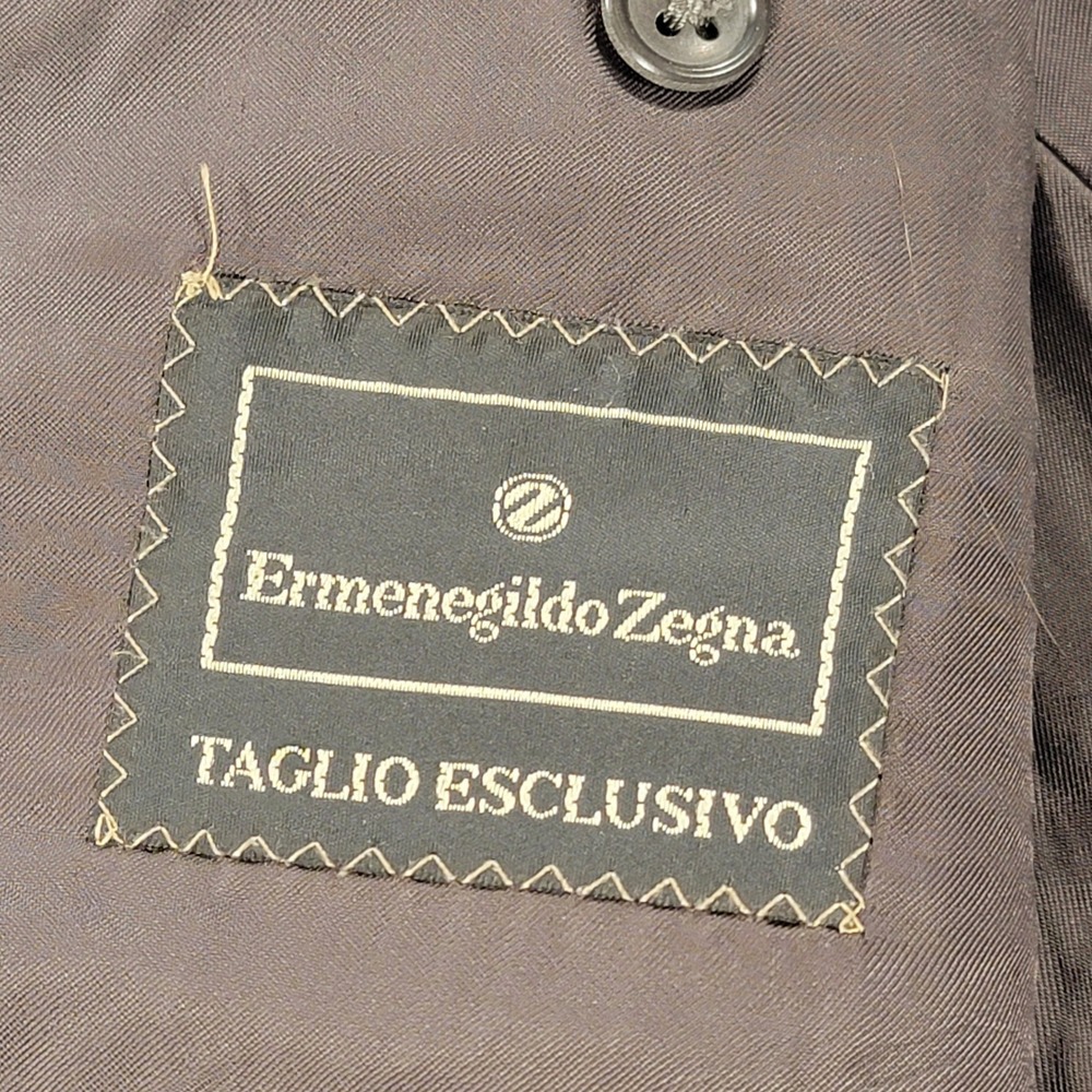 Ermenegildo Zegna Wool Blazer Charcoal Gray 3 Button Sport Coat Jacket Men's 42R - Picture 3 of 16